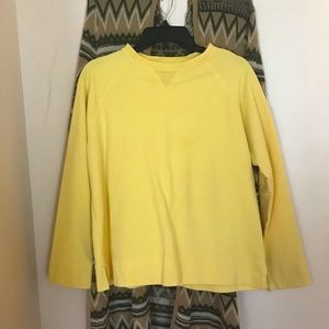 Yellow cotton sweater!